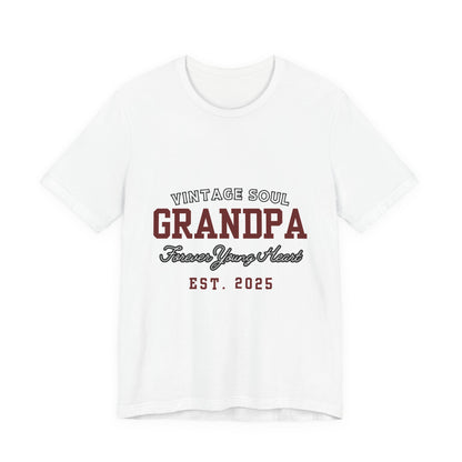 Vintage Soul Grandpa Tee | Perfect Gift for New Grandpas, Father's Day Present, Casual Wear, Family Gatherings, Comfortable Style