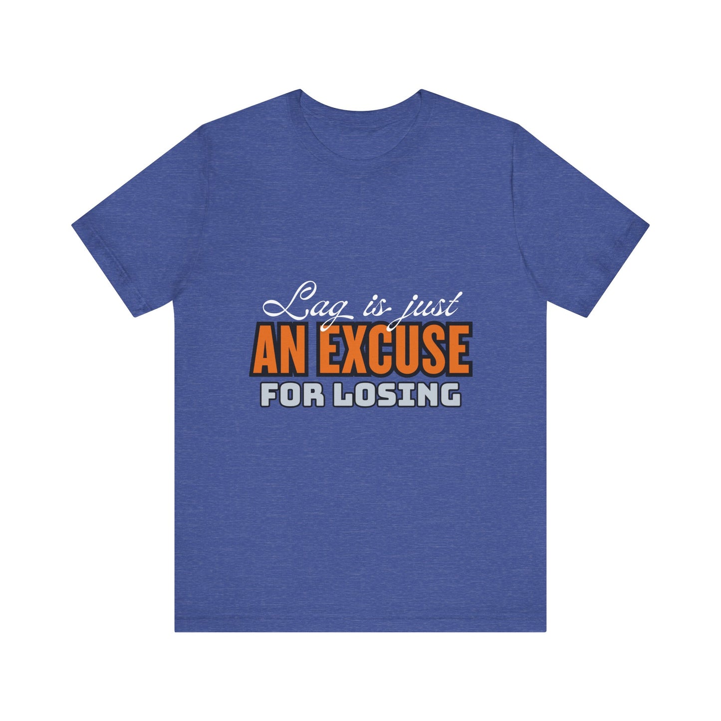 Motivational Fitness Tee, Unisex Jersey Short Sleeve Tee - 'Laziness is just an excuse for losing', Workout Apparel, Gym Shirt, Gift [...]