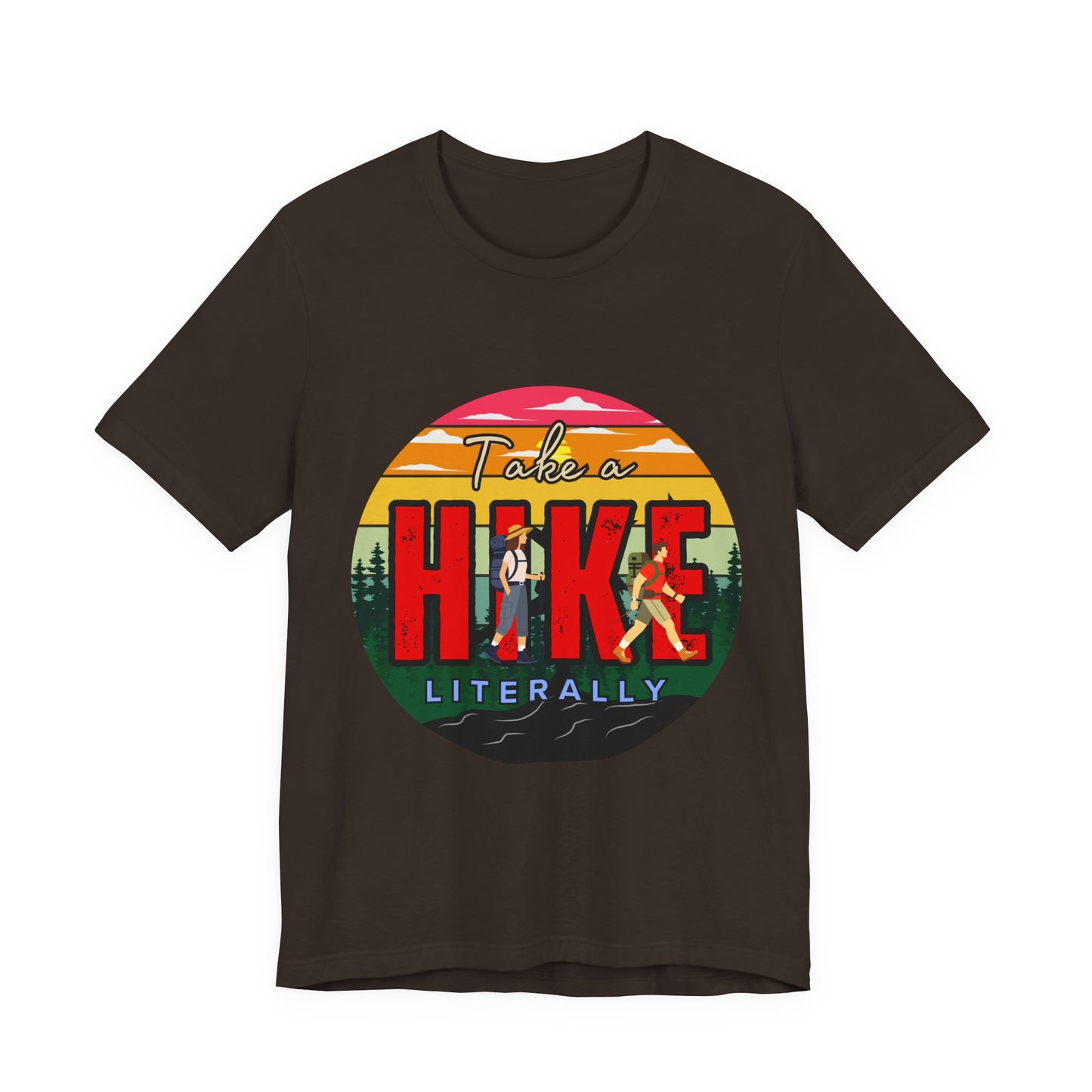 Take a Hike Shortsleeve Tee | Hiking Gift T-Shirt, Nature Lover Apparel, Outdoor Adventure Top, Summer Style, Funny Wilderness Shirt