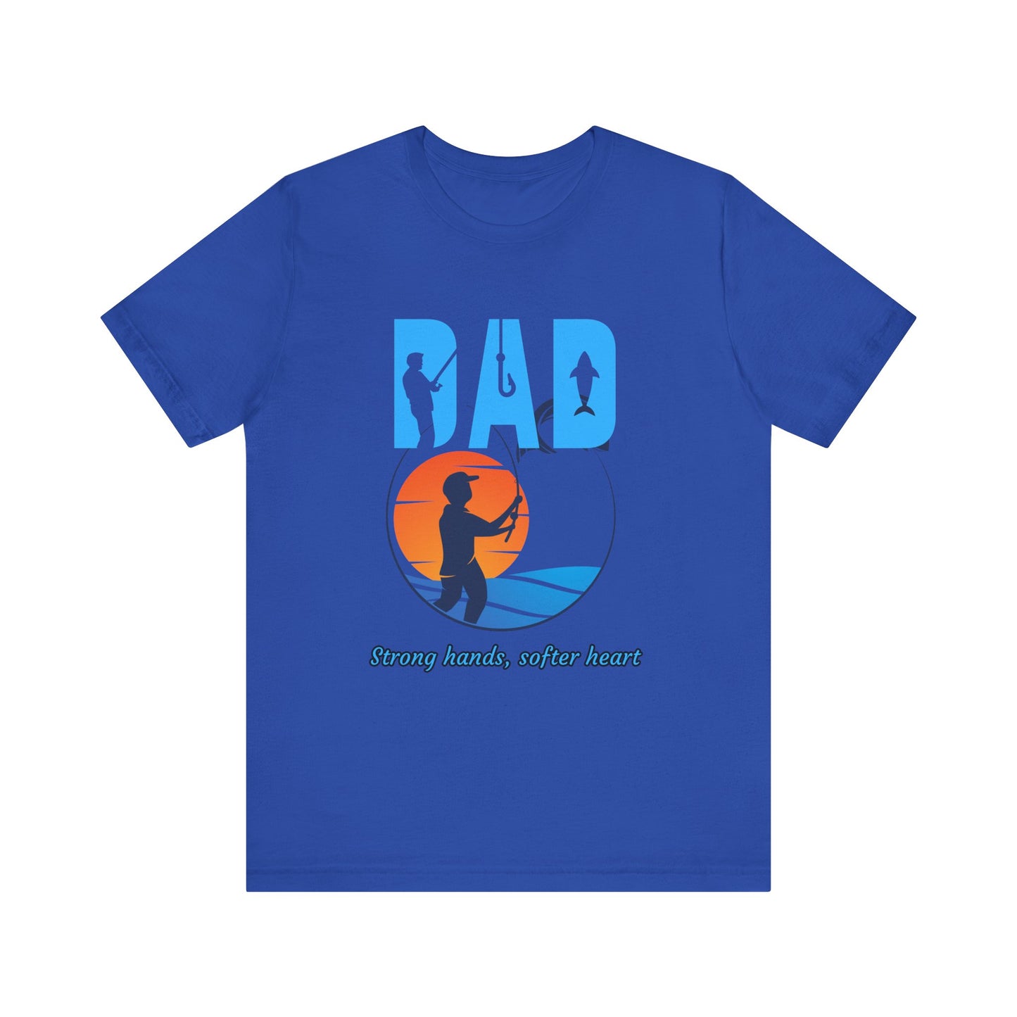 Fishing Dad Tee - Strong Hands, Soft Heart | Great Gift for Father's Day, Casual Wear, Outdoor Adventures, Dad's Birthday, Summer [...]