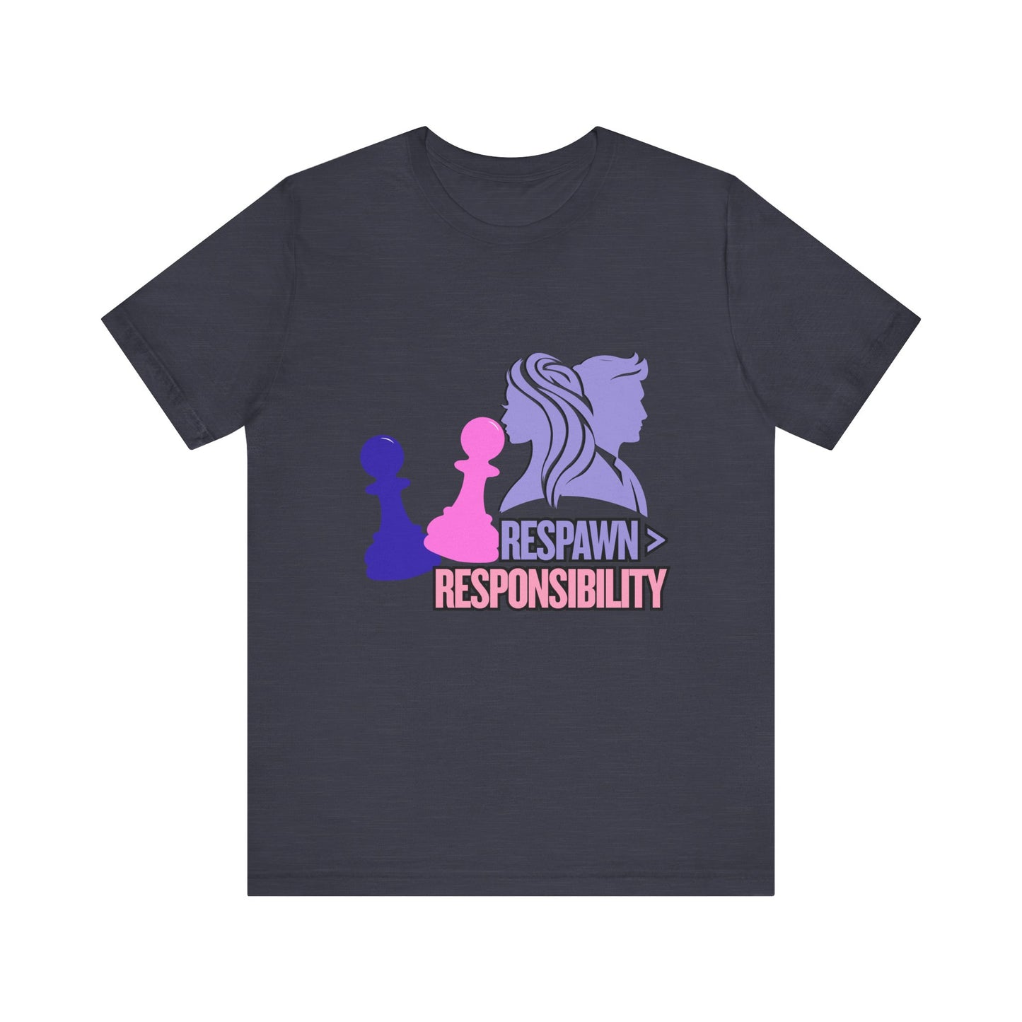 Chess Inspired Graphic Tee, Gamer Shirt, Motivational Quote Top, Casual Wear, Unique Gift for Gamers, Fun Tournament Attire