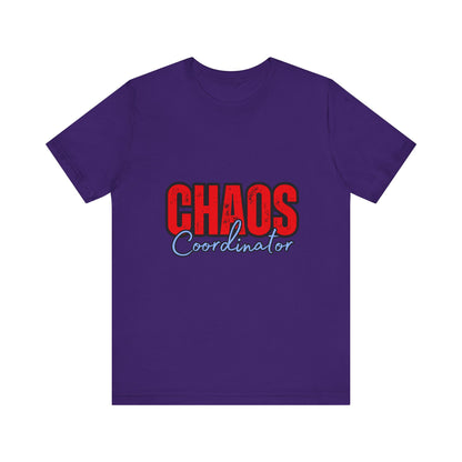 Chaos Coordinator Unisex Jersey Tee | Fun Everyday T-Shirt, Gift for Moms, Family Reunion Wear, Casual Style, Birthday Present
