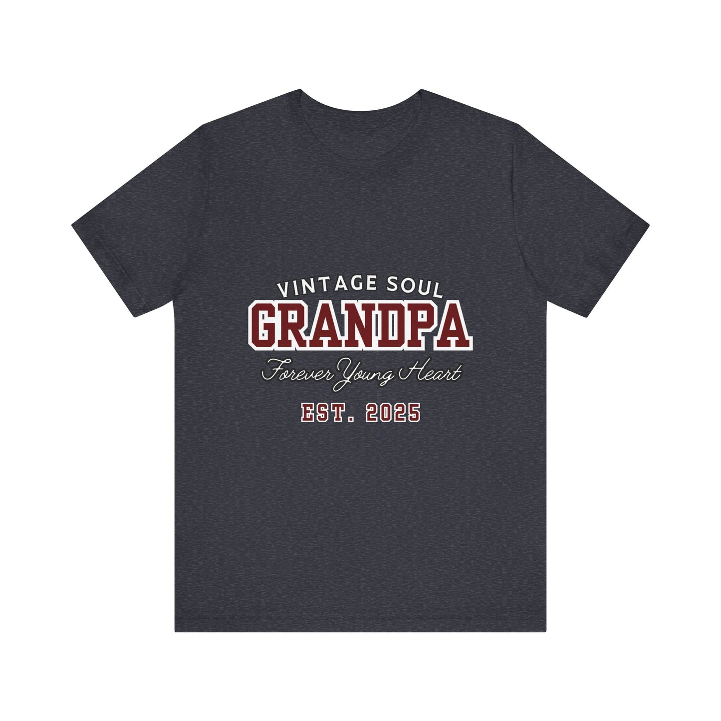 Vintage Soul Grandpa Tee | Perfect Gift for New Grandpas, Father's Day Present, Casual Wear, Family Gatherings, Comfortable Style