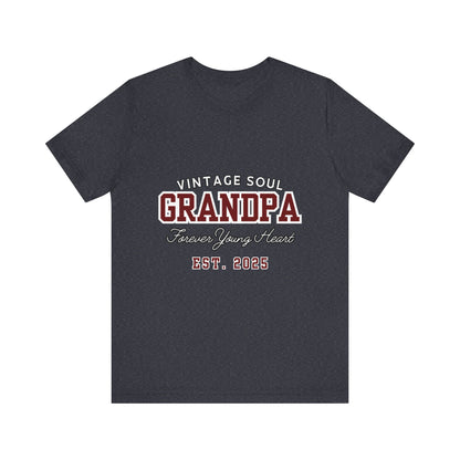 Vintage Soul Grandpa Tee | Perfect Gift for New Grandpas, Father's Day Present, Casual Wear, Family Gatherings, Comfortable Style