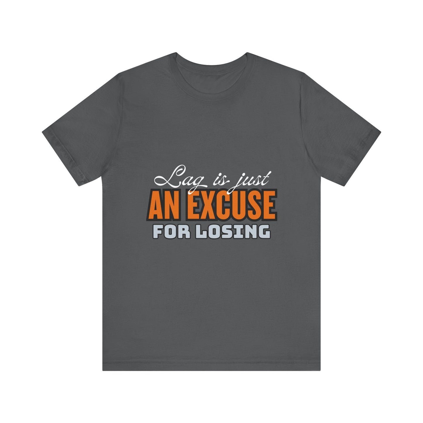 Motivational Fitness Tee, Unisex Jersey Short Sleeve Tee - 'Laziness is just an excuse for losing', Workout Apparel, Gym Shirt, Gift [...]