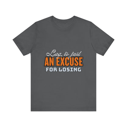 Motivational Fitness Tee, Unisex Jersey Short Sleeve Tee - 'Laziness is just an excuse for losing', Workout Apparel, Gym Shirt, Gift [...]