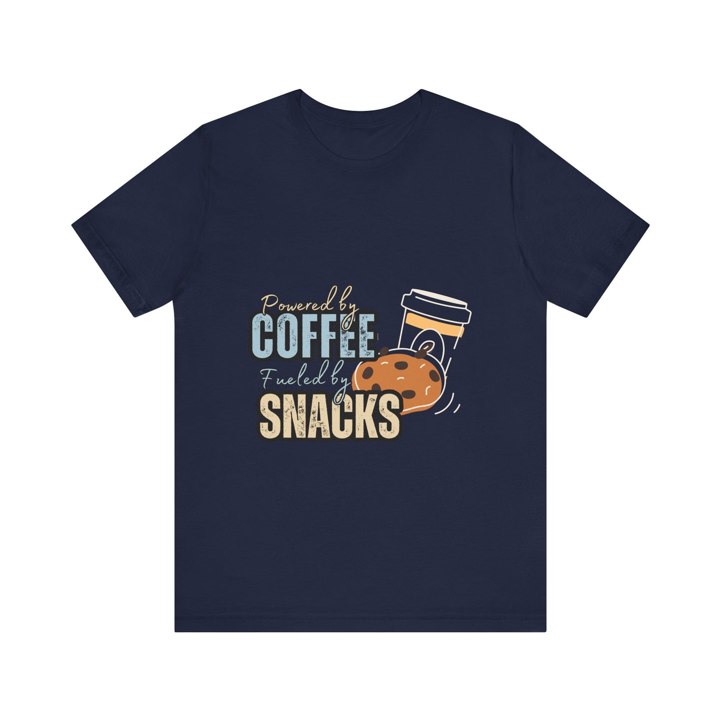 Coffee & Snacks Unisex Tee | Fun Graphic Shirt | Perfect for Coffee Lovers | Kitchen Gift | Foodie Apparel