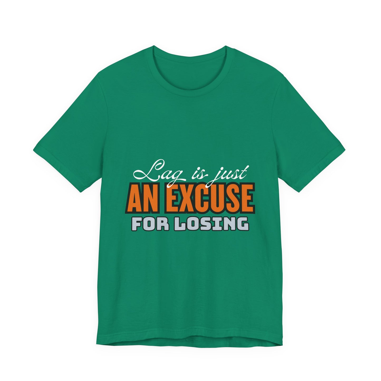 Motivational Fitness Tee, Unisex Jersey Short Sleeve Tee - 'Laziness is just an excuse for losing', Workout Apparel, Gym Shirt, Gift [...]