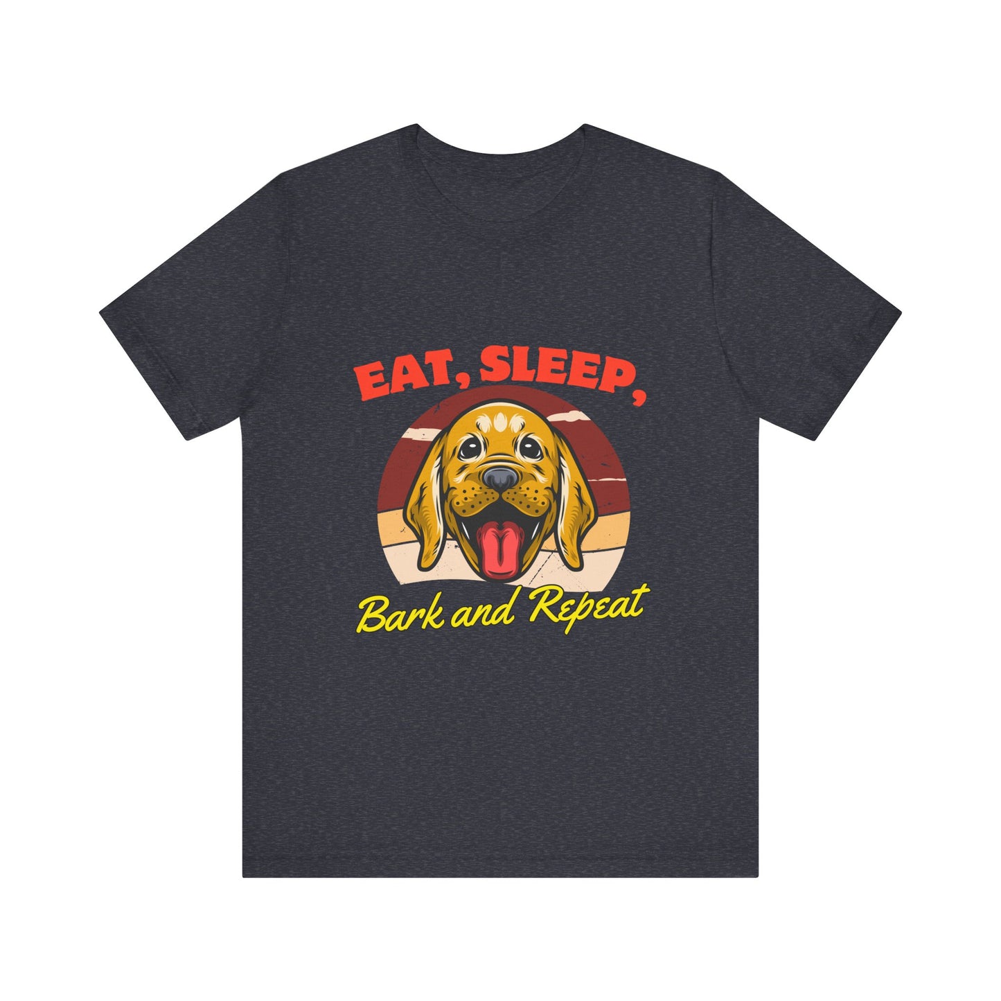 Dog Lover's Eat, Sleep, Bark Tee | Funny Pet T-Shirt, Gift for Dog Owners, Cute Canine Apparel, Dog Mom Shirt, Animal Lover Tops