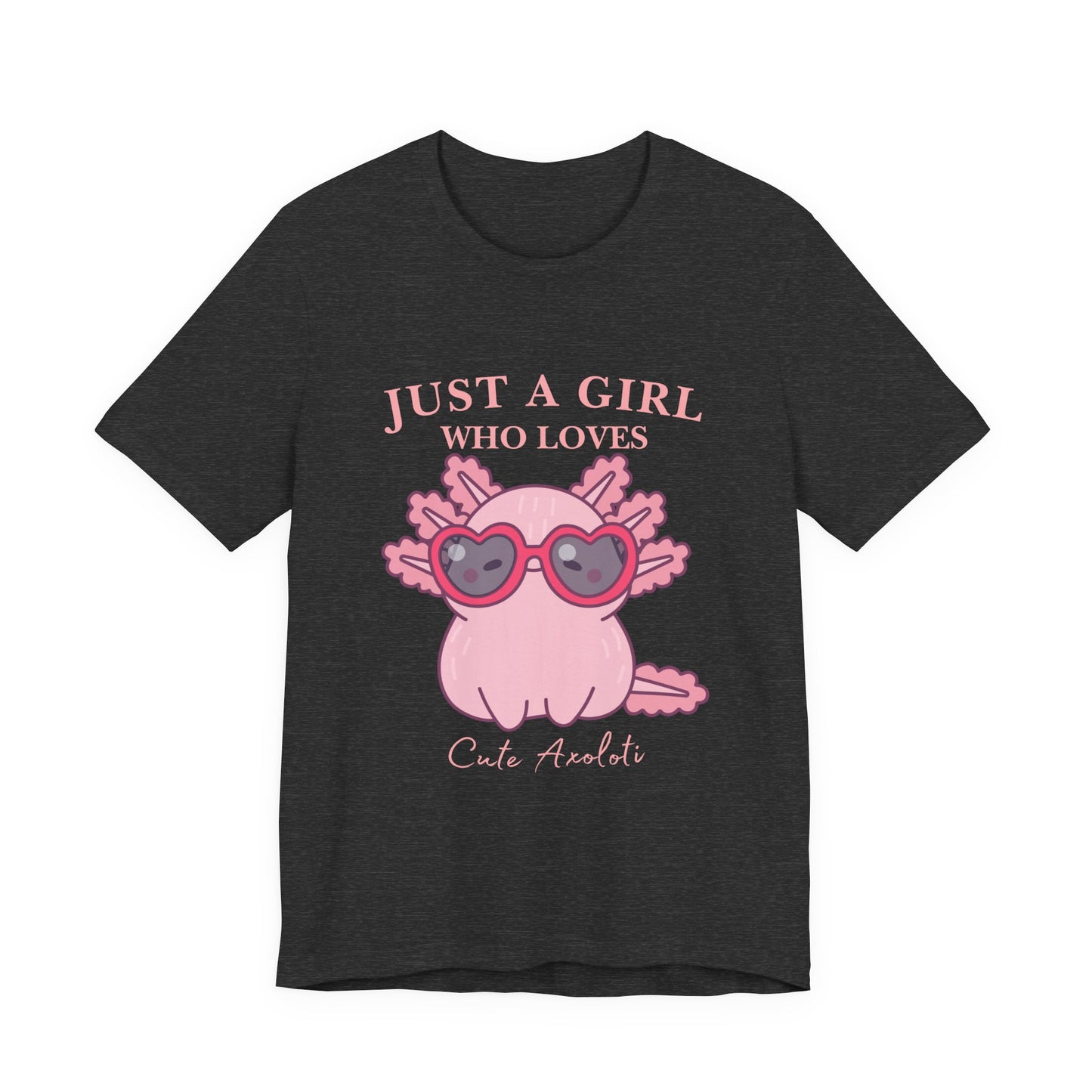 Cute Axolotl Tee for Girls, Just a Girl Who Loves, Unisex Jersey T-Shirt, Animal Lover Gift, Casual Summer Shirt, Adorable Graphic [...]