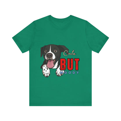 Cute But Moody Dog T-Shirt, Pet Lover Gift, Unisex Tee, Animal Fan Apparel, Dog Mom Shirt, Funny Graphic Tee