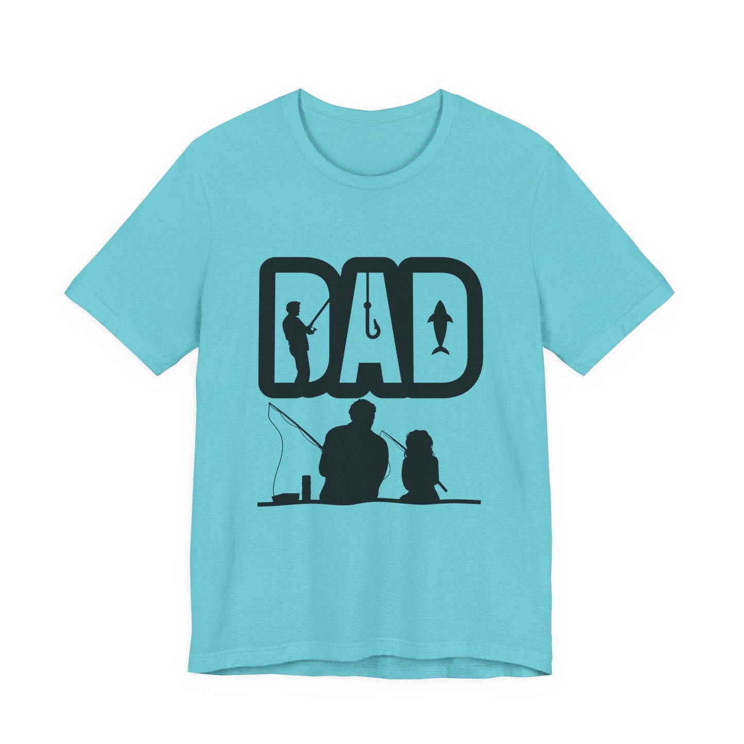Father and Child Fishing Tee, Perfect Gift for Dads, Fishing Enthusiast Shirt, Father's Day Apparel, Family Bonding Tee