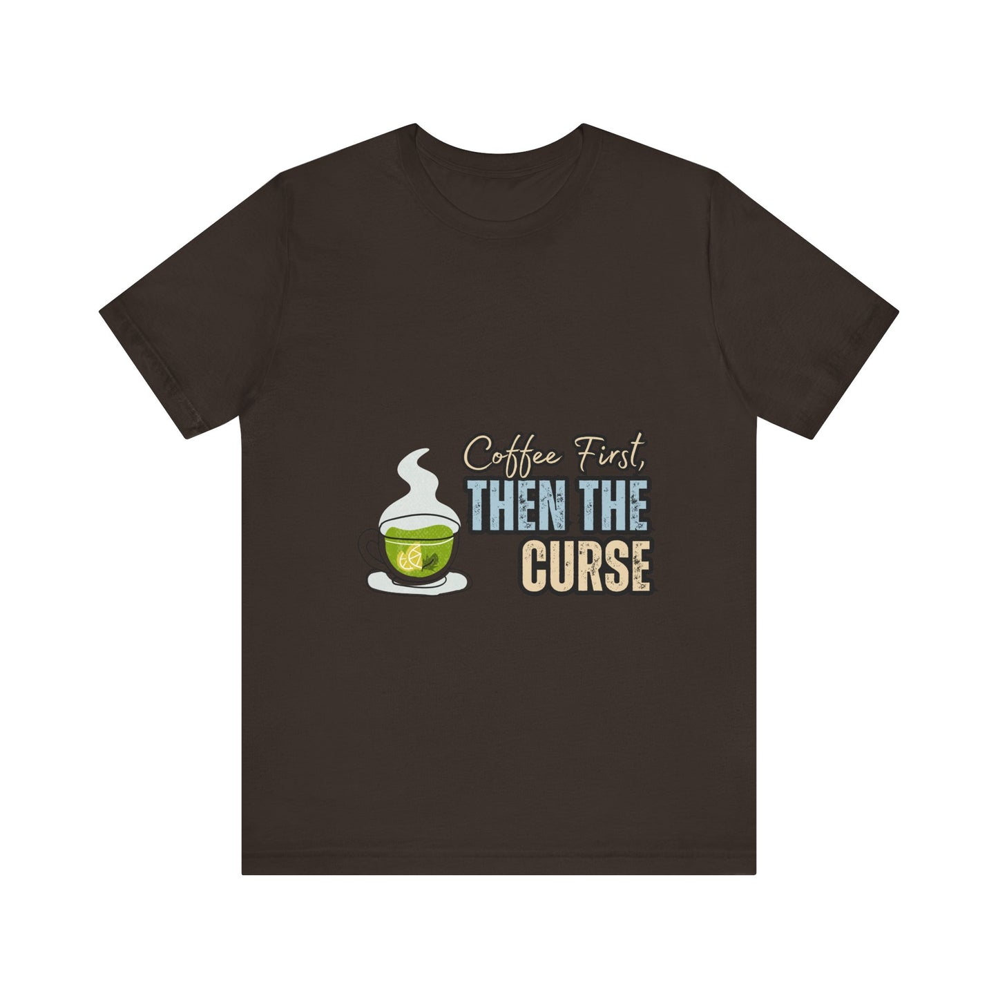Coffee First Unisex Tee - Perfect for Coffee Lovers, Gift for Baristas, Funny Coffee T-Shirt, Casual Wear, Unique Gift Idea