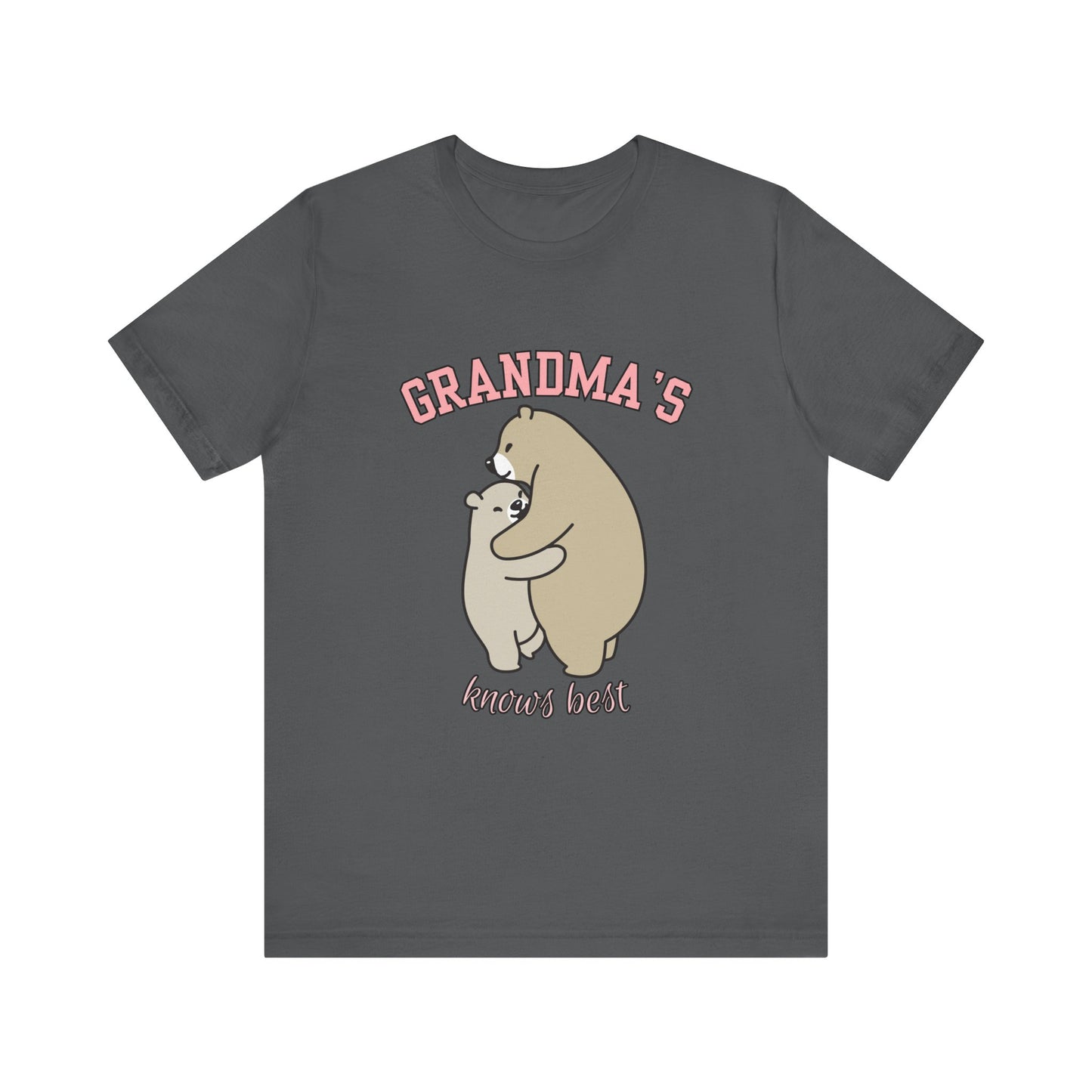Grandma's Bears Unisex Short Sleeve Tee, Cute T-Shirt for Grandma, Gift for Grandparents, Birthday Gift, Family Matching Outfits