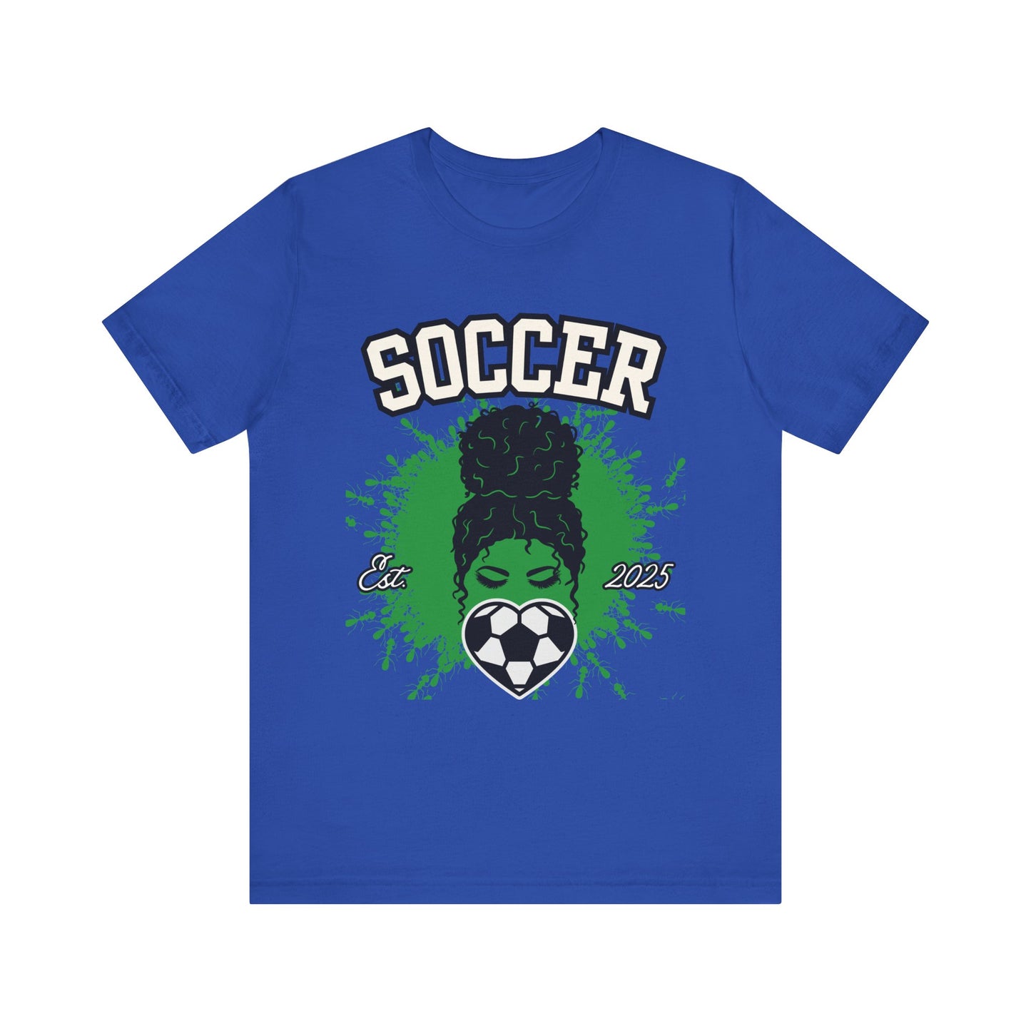 Soccer Queen Graphic Tee, Perfect for Game Day, Sports Lover Gift, Unisex Short Sleeve Tee, Soccer Mom Shirt, Athlete Apparel