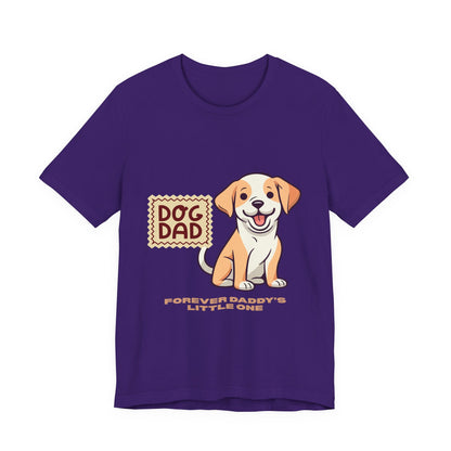 Dog Dad T-Shirt, Perfect Gift for Pet Lovers, Father's Day Apparel, Unisex Casual Tee, Dog Lover Shirt, Cute Dog Dad Design