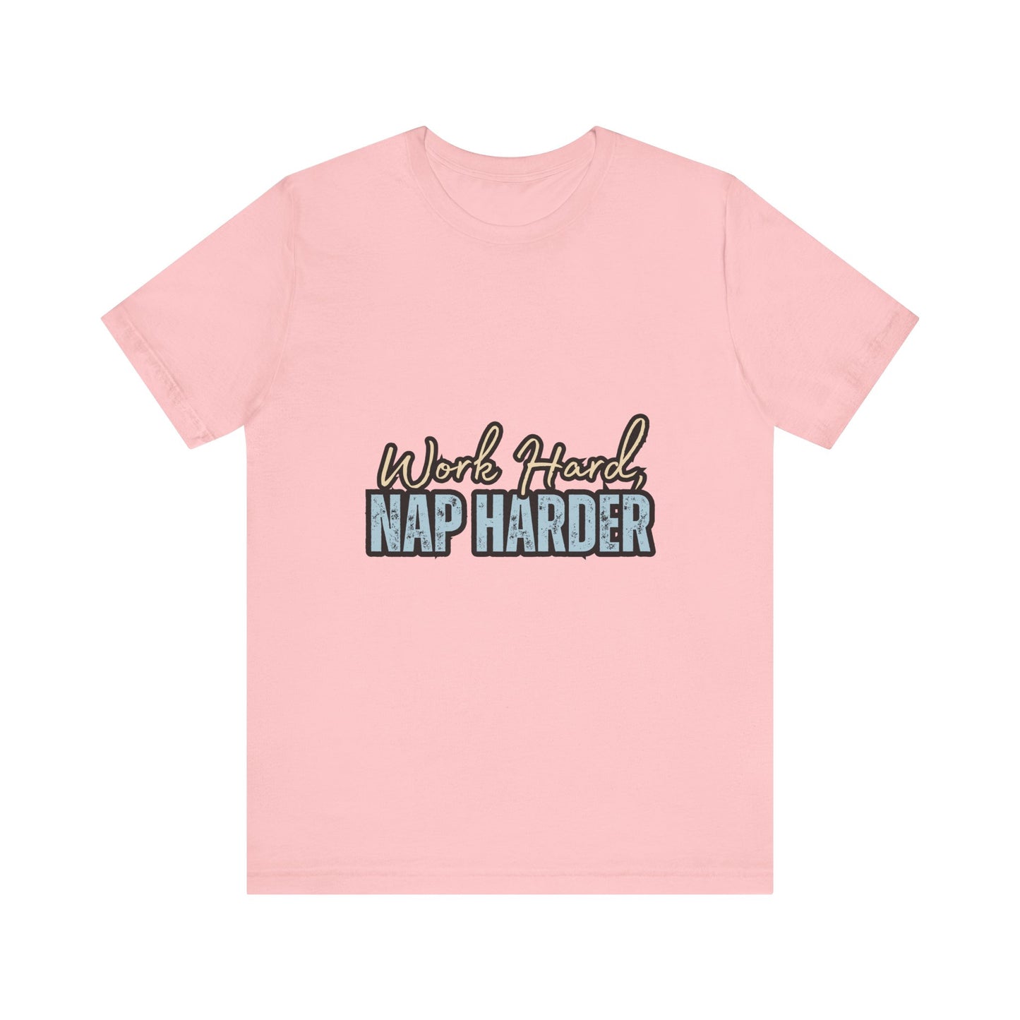 Work Hard, Nap Harder Unisex Jersey Short Sleeve Tee, Funny T-Shirt, Gift for Nappers, Casual Wear, Relaxation Shirt, Birthday Gift, [...]