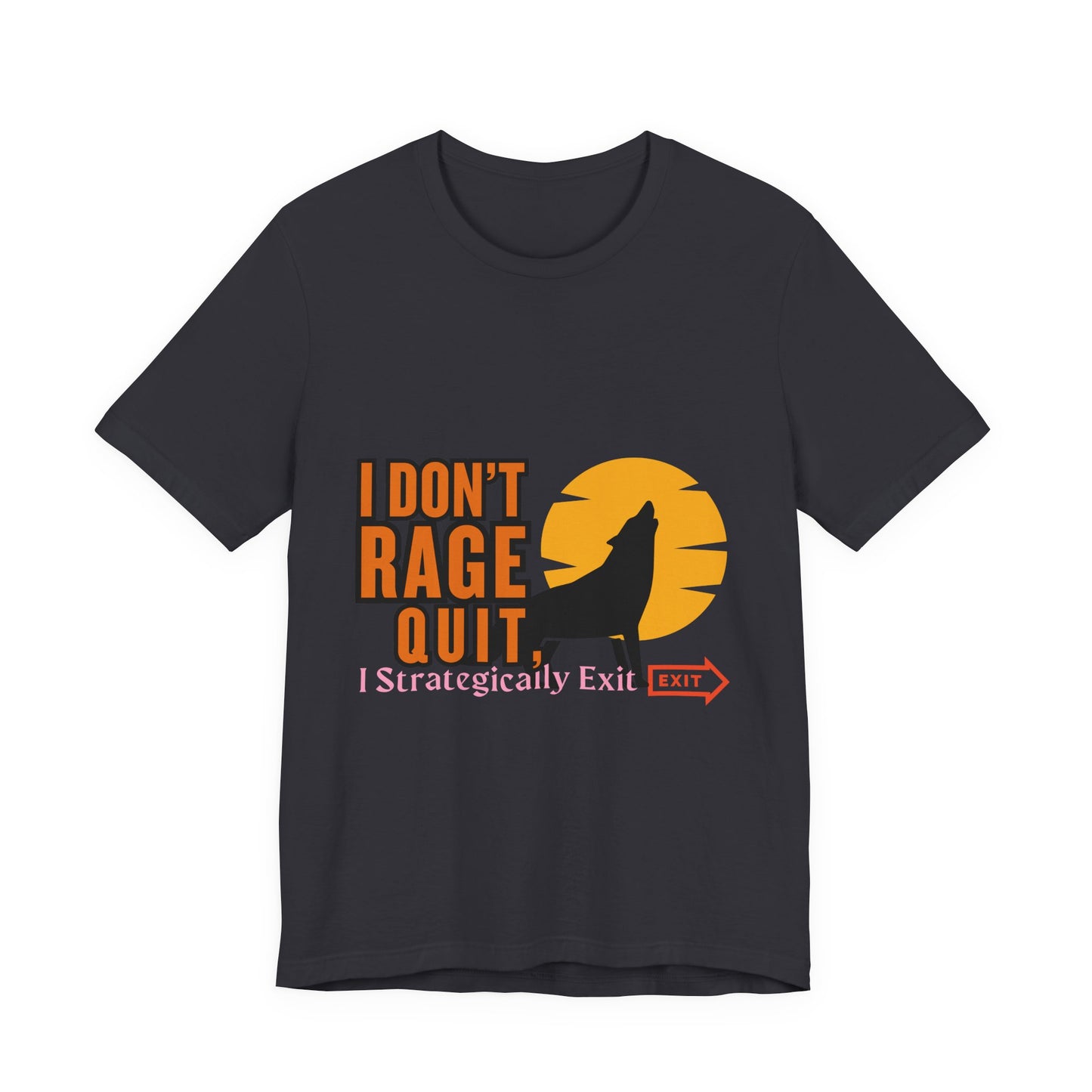 I Don't Rage Quit Unisex Tee, Gamer T-Shirt, Funny Graphic Tee, Casual Wear, Gift for Gamers