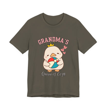 Grandma's Queen of Corgis Tee, Cute Pet Lovers Shirt, Gift for Dog Moms, Unique Grandma Gift, Casual T-Shirt, Fun Animal Tee