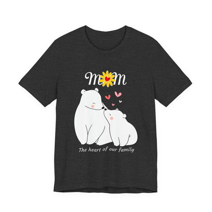Mom Love Short Sleeve Tee, Cute Mom Shirt, Gift for Mom, Family Tee, Mother's Day Shirt, Mother's Day Gift