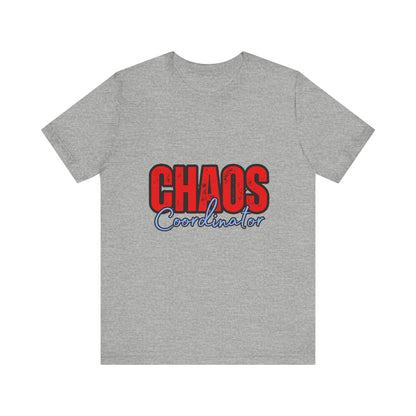 Chaos Coordinator Unisex Jersey Tee | Fun Everyday T-Shirt, Gift for Moms, Family Reunion Wear, Casual Style, Birthday Present