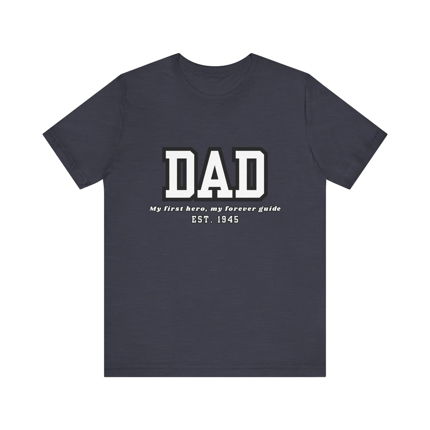 Dad Est. 1986 Unisex Tee - Gift for Father's Day, Birthday Tee, Casual Wear, Family T-Shirt, Dad's Day Out