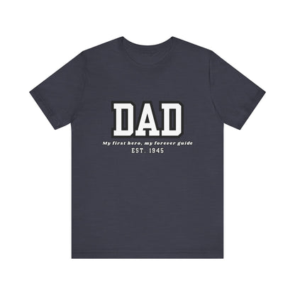 Dad Est. 1986 Unisex Tee - Gift for Father's Day, Birthday Tee, Casual Wear, Family T-Shirt, Dad's Day Out