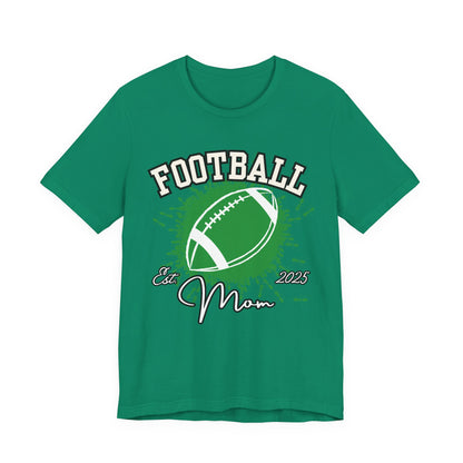 Football Mom Tee, Unisex Short Sleeve T-Shirt, Perfect Gift for Sports Moms, Game Day Apparel, Casual Weekend Wear