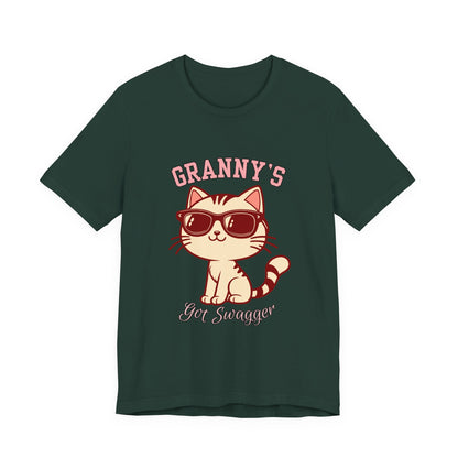 Cool Cat Grandma Tee | Fun Cat Shirt, Gifts for Cat Lovers, Quirky Quote Top, Cat Mom Gift, Casual Wear