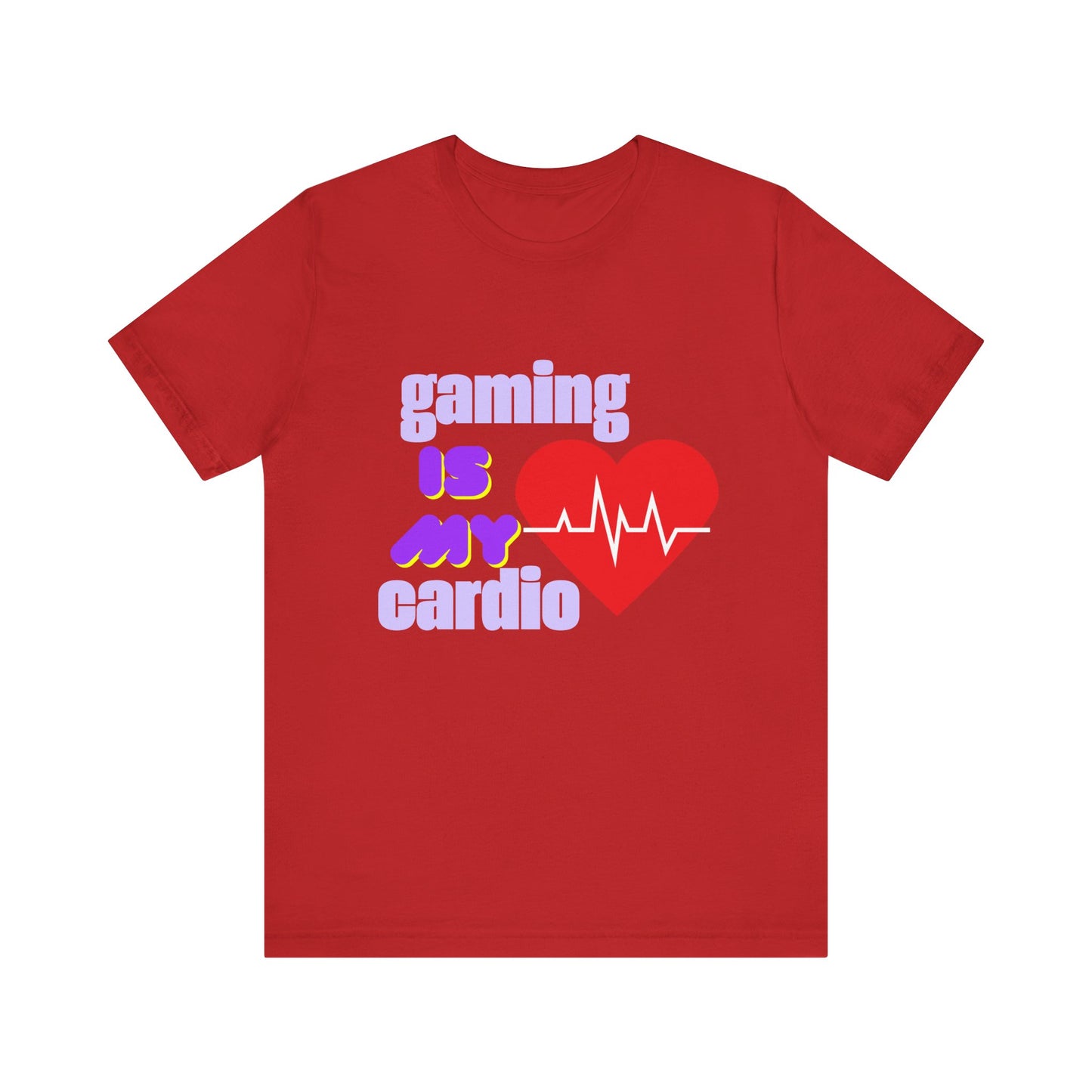 Gaming Is My Cardio Tee, Unisex T-Shirt, Gamer Shirt, Casual Wear, Perfect Gift for Gamers, Fun Graphic Tee