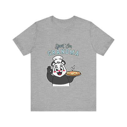 Cute Grandma Cooking Tee, Fun Family Gift, Unisex T-Shirt, Cute Chef Panda Design, Birthday, Mother's Day, Casual Wear
