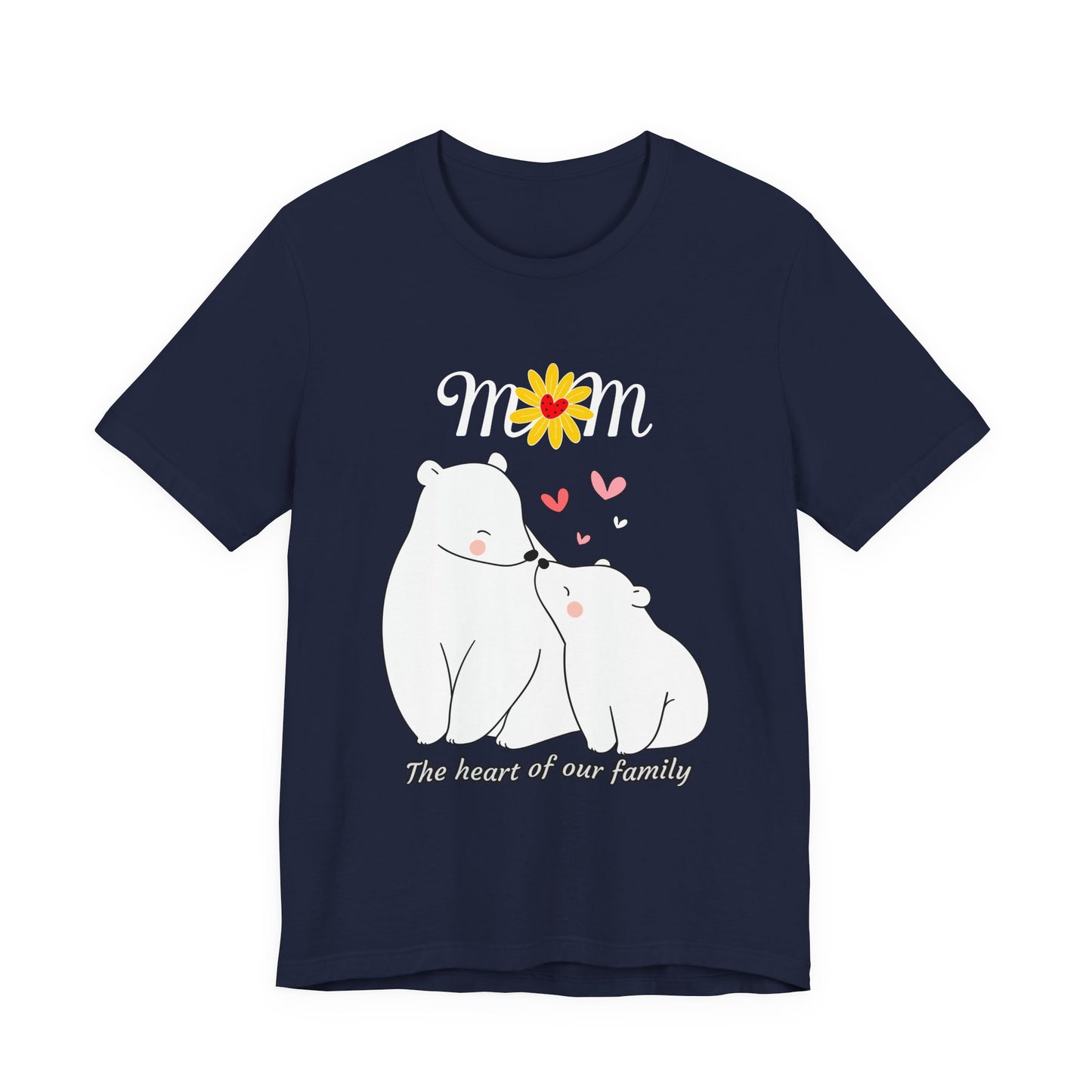Mom Love Short Sleeve Tee, Cute Mom Shirt, Gift for Mom, Family Tee, Mother's Day Shirt, Mother's Day Gift