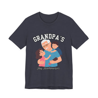 Grandpa's Fun Headquarters Tee | Family Gift, Father's Day, Grandparent's Day, Casual Wear, Cute Graphic Shirt