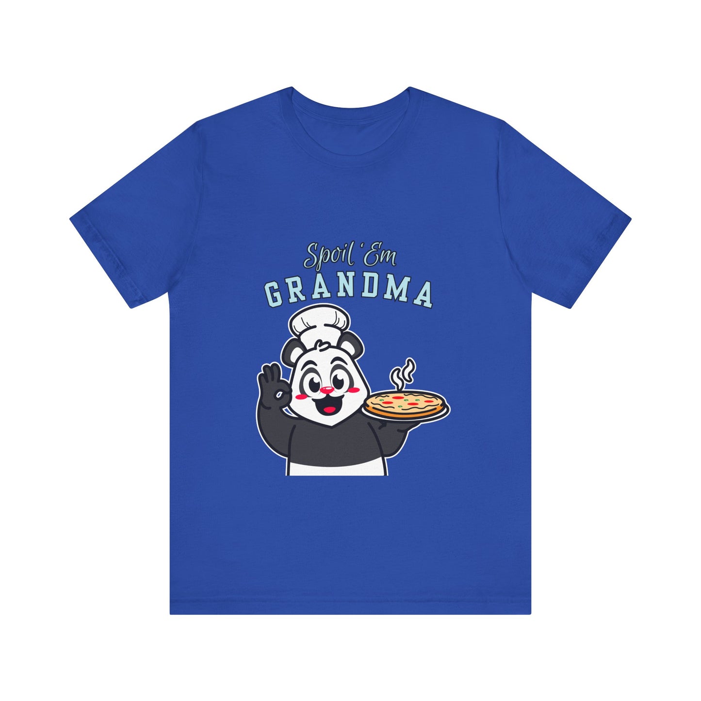 Cute Grandma Cooking Tee, Fun Family Gift, Unisex T-Shirt, Cute Chef Panda Design, Birthday, Mother's Day, Casual Wear