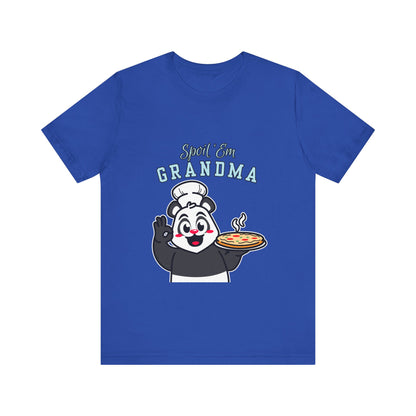 Cute Grandma Cooking Tee, Fun Family Gift, Unisex T-Shirt, Cute Chef Panda Design, Birthday, Mother's Day, Casual Wear