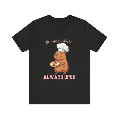 Grandma's Kitchen Unisex Tee | Cute Chef Shirt | Ideal Gift for Food Lovers, Family Gatherings, Birthdays, Home Cooks, Casual Wear