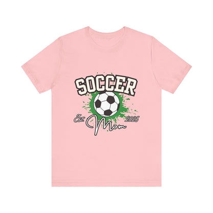 Soccer Mom Pride Unisex Jersey Tee, Sports Shirt, Gift for Soccer Lovers, Casual Wear, Athletic Tee, Soccer Mom Gift