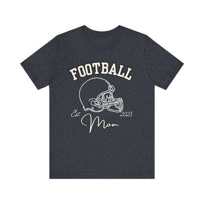 Football Mom Unisex Tee, Sports Fan Shirt, Gift for Moms, Casual Wear, Football Season Apparel, Family Game Day Top