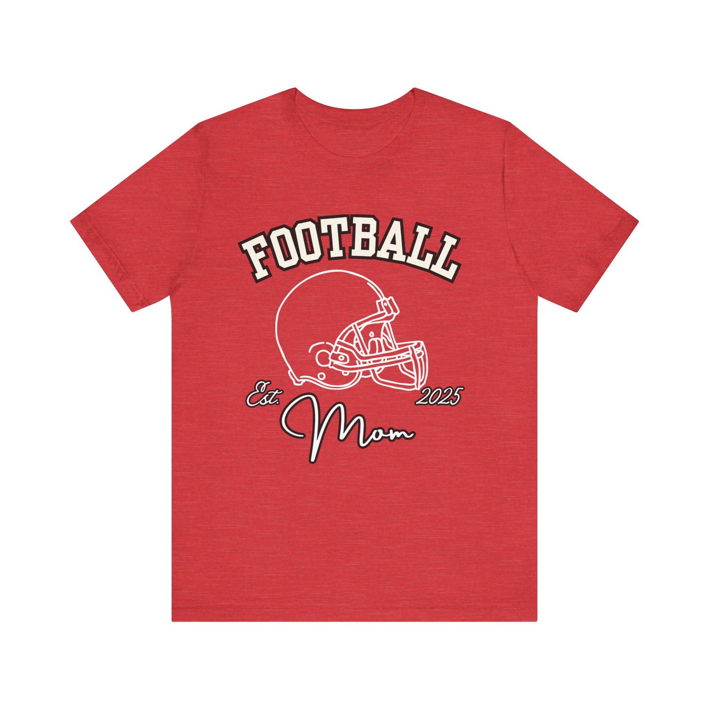 Football Mom Unisex Tee, Sports Fan Shirt, Gift for Moms, Casual Wear, Football Season Apparel, Family Game Day Top