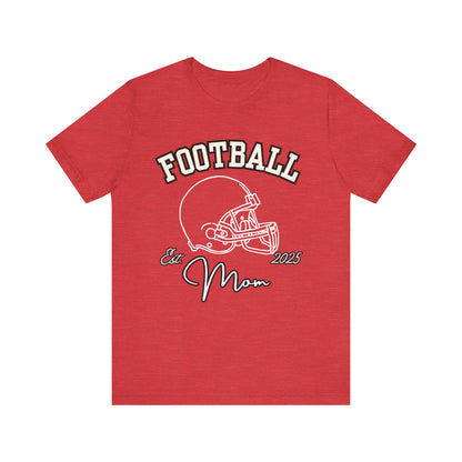 Football Mom Unisex Tee, Sports Fan Shirt, Gift for Moms, Casual Wear, Football Season Apparel, Family Game Day Top