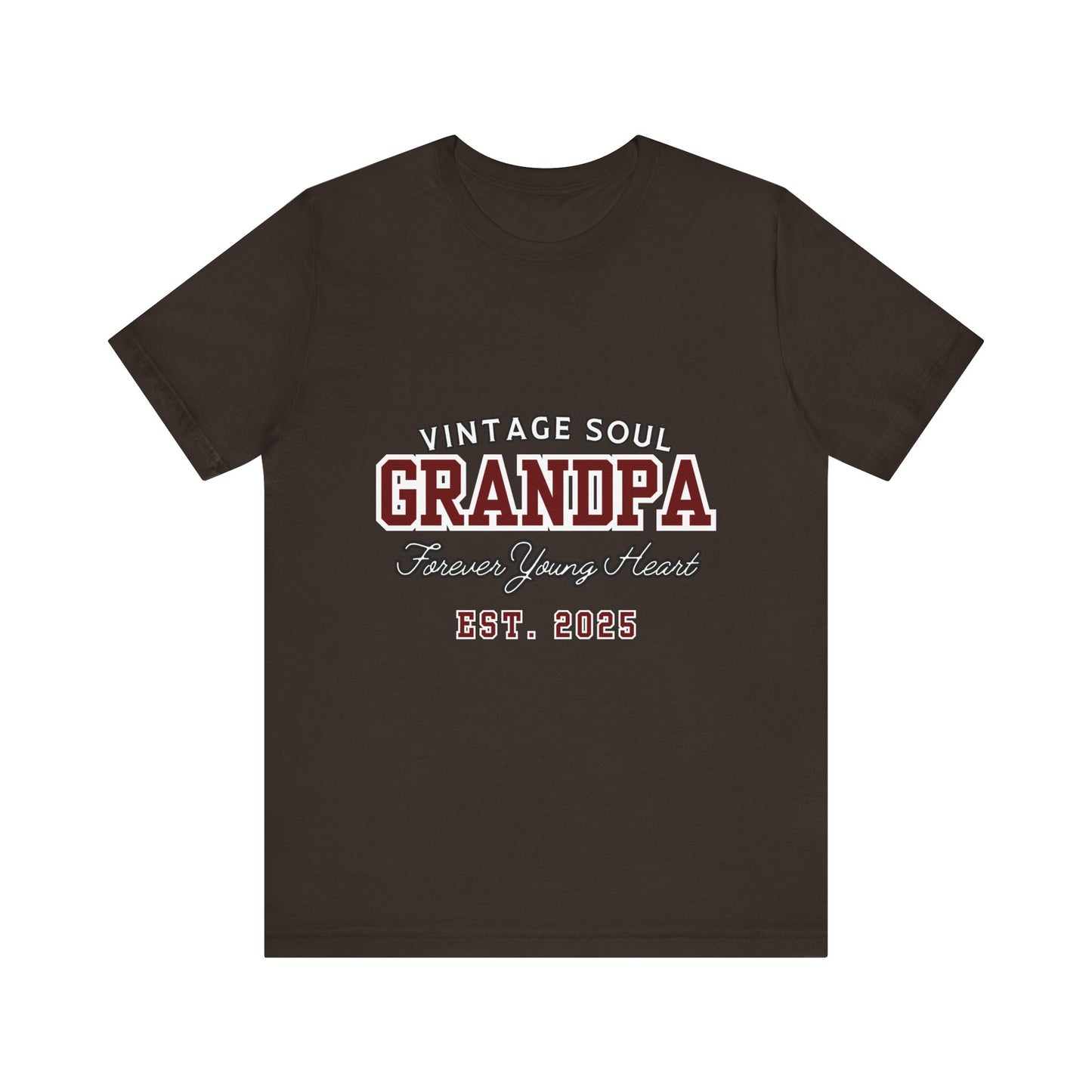 Vintage Soul Grandpa Tee | Perfect Gift for New Grandpas, Father's Day Present, Casual Wear, Family Gatherings, Comfortable Style