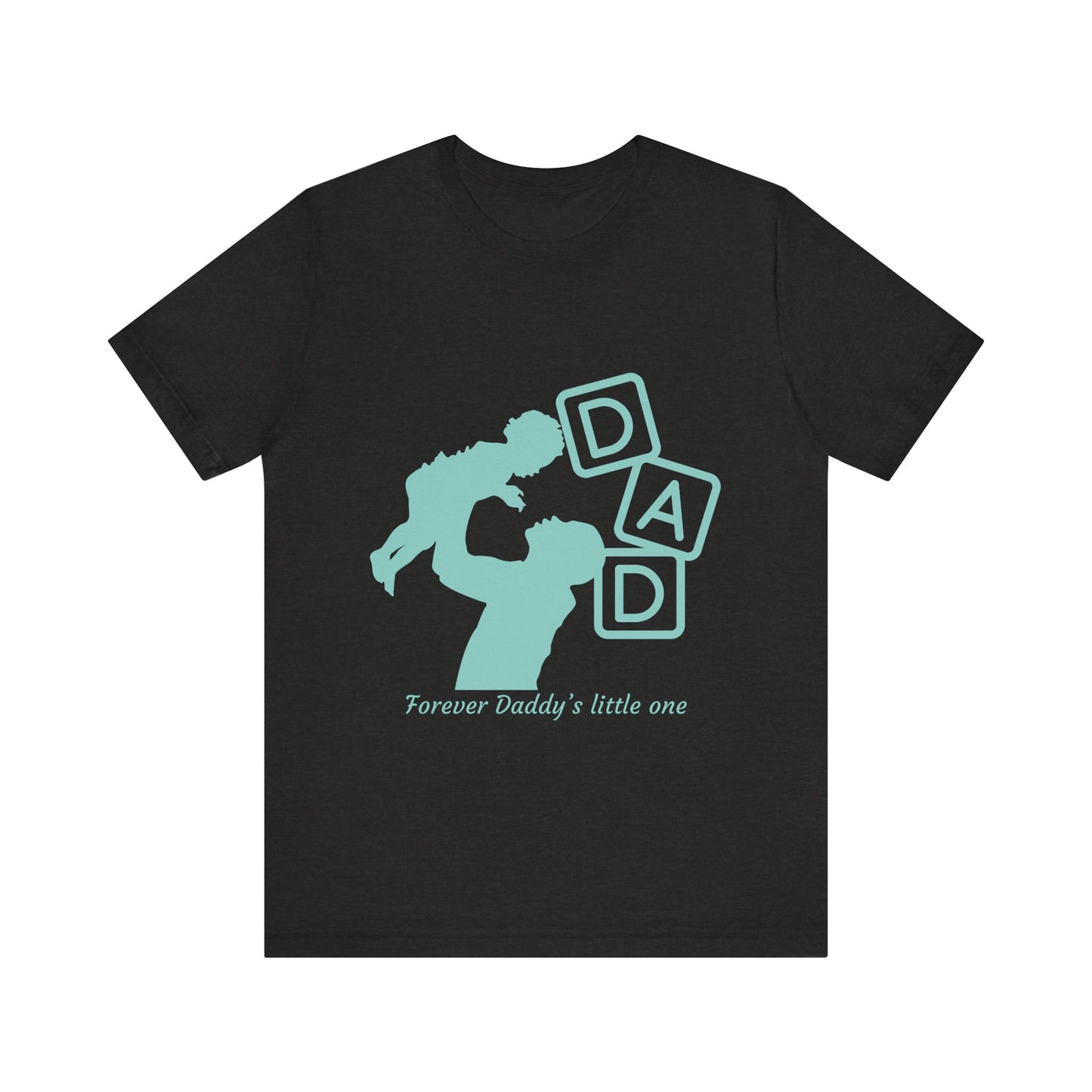 Dad and Child Love Tee, Father's Day Gift, Unisex Jersey T-Shirt, Family Bonding, Casual Wear, Forever Daddy's Little One