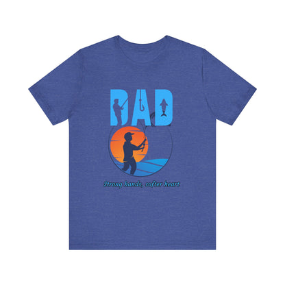 Fishing Dad Tee - Strong Hands, Soft Heart | Great Gift for Father's Day, Casual Wear, Outdoor Adventures, Dad's Birthday, Summer [...]