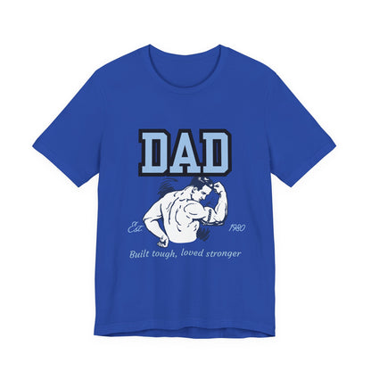 DAD Strong Unisex Jersey Tee, Father's Day Gift, Dad Humor Shirt, Comfortable Casual Top, Birthday Gift Tee, Everyday Wear