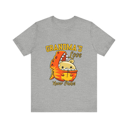 Grandma's Love Unisex Tee, Cute Family T-Shirt, Gifts for Grandma, Birthday Shirt, Summer Casual Wear, Cute Graphic Tee