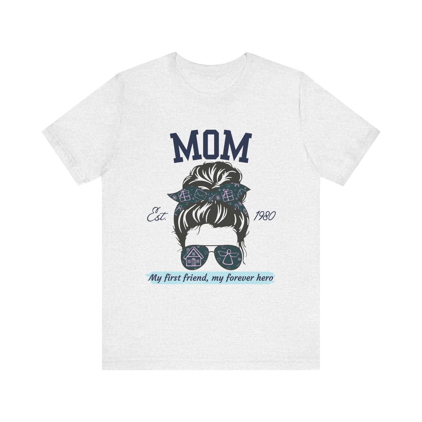 Mom Life Unisex Tee - Est. 1980, Gift for New Moms, Birthday Gift, Casual Wear, Mother's Day Shirt, Trendy Graphic T-Shirt