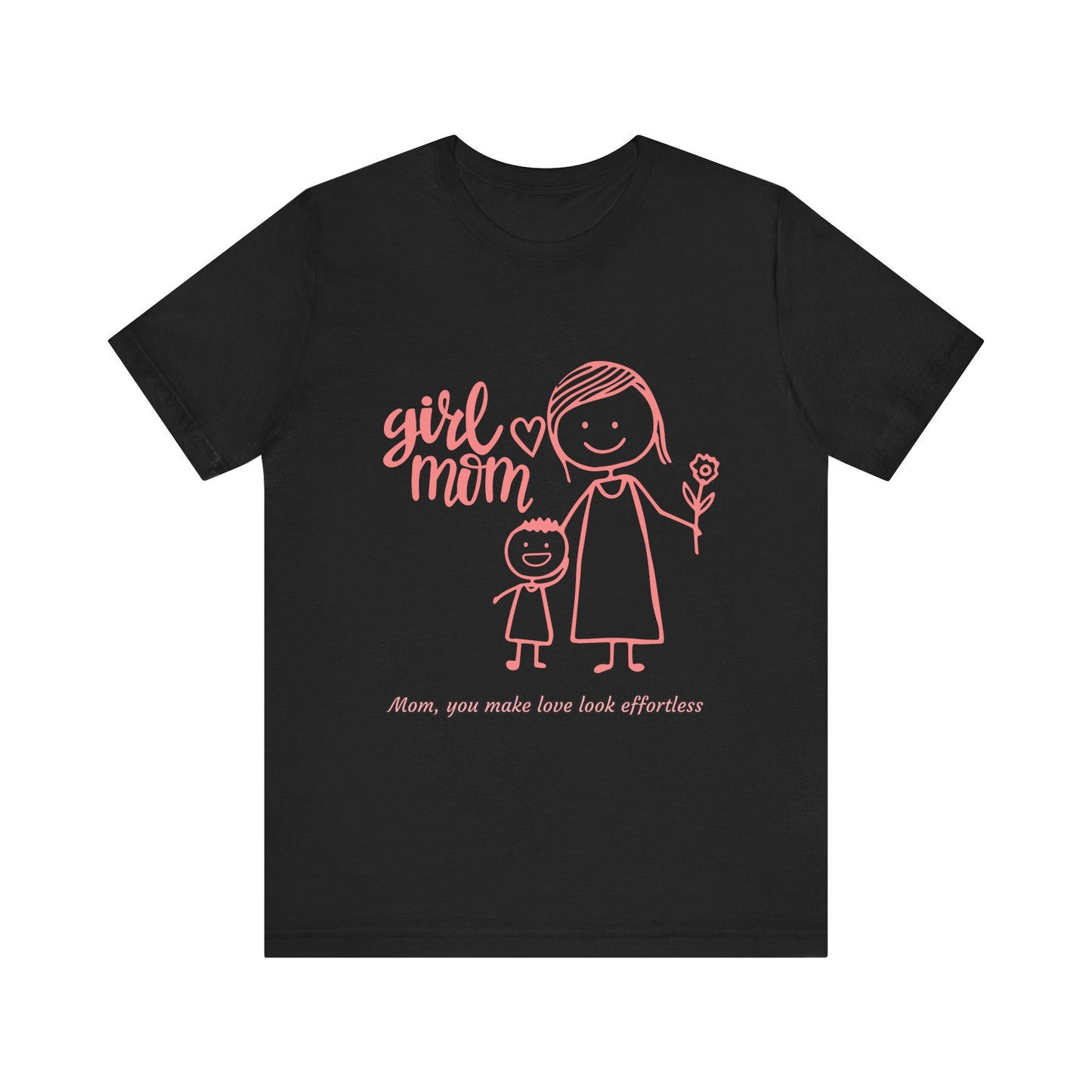 Mom Love Graphic Tee - Cute Mother's Day Gift, Family T-Shirt, Gift for Mom, Cute Apparel, Unisex Shirt