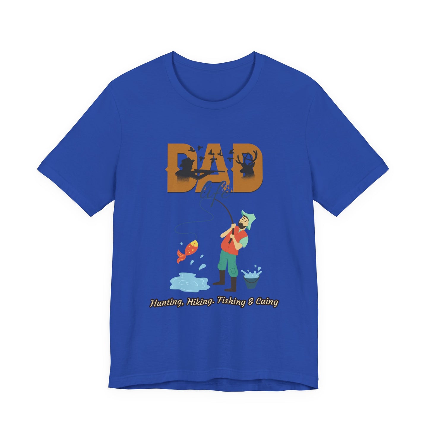Dad Life Fishing Tee, Perfect for Fathers Day, Outdoor Adventures, Casual Wear, Gift for Dads, Fishing Enthusiasts
