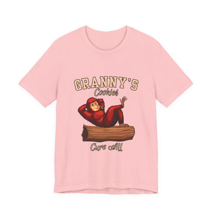 Granny's Cookies Unisex Tee, Cute Cookie Lover Gift, Baking T-Shirt, Funny Foodie Apparel, Family Gathering Shirt, Holiday Gift Idea