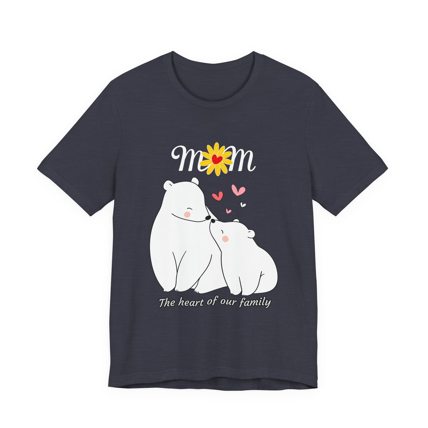 Mom Love Short Sleeve Tee, Cute Mom Shirt, Gift for Mom, Family Tee, Mother's Day Shirt, Mother's Day Gift